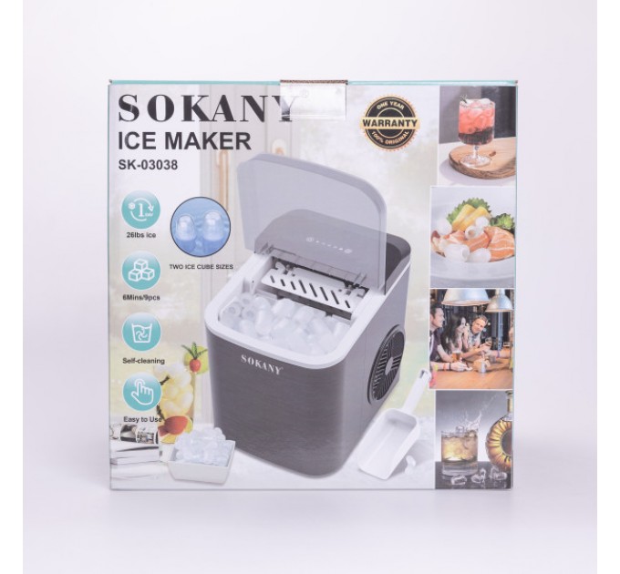 Ледогенератор SOKANY SK-03038 112 Вт