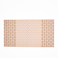 Килимок для душового піддону протиковзкий 73*40 см, бежевий