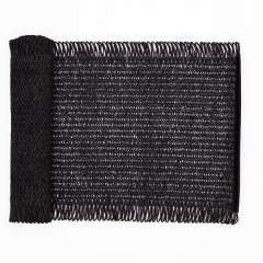Доріжка раннер для сервірування столу Fringe 120*30 см, чорний