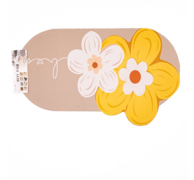 Килимок вологопоглинаючий для ванної кімнати 75*45 см, бежевий