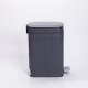 Відро для сміття з педаллю 30*19*15 см, сірий