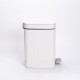 Відро для сміття з педаллю 30*19*15 см, білий