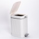 Відро для сміття з педаллю 30*19*15 см, білий