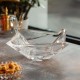 Салатница стеклянная Creative 21,5х21,5 см, прозрачная