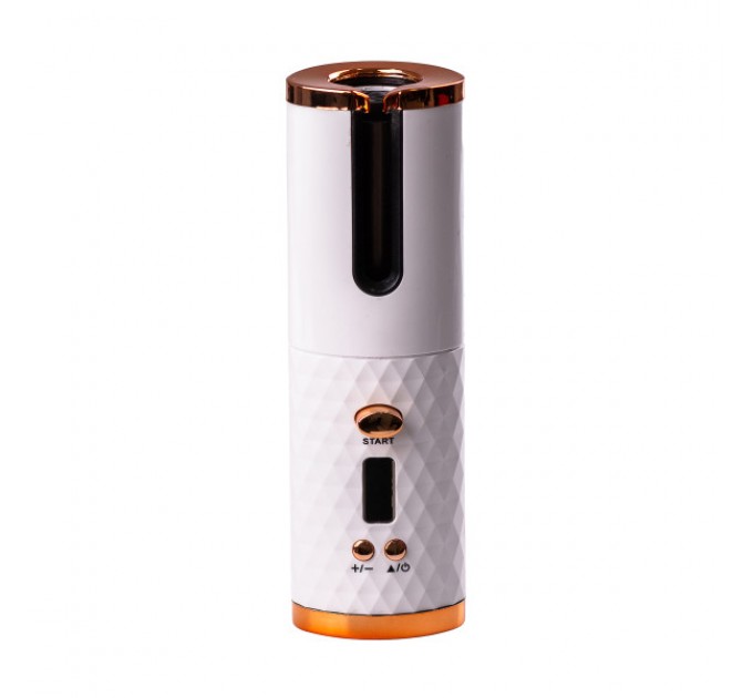 Автоматическая плойка-стайлер беспроводная, белый.