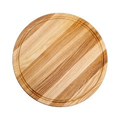 Дошка для подачі кругла 35 см, ясен