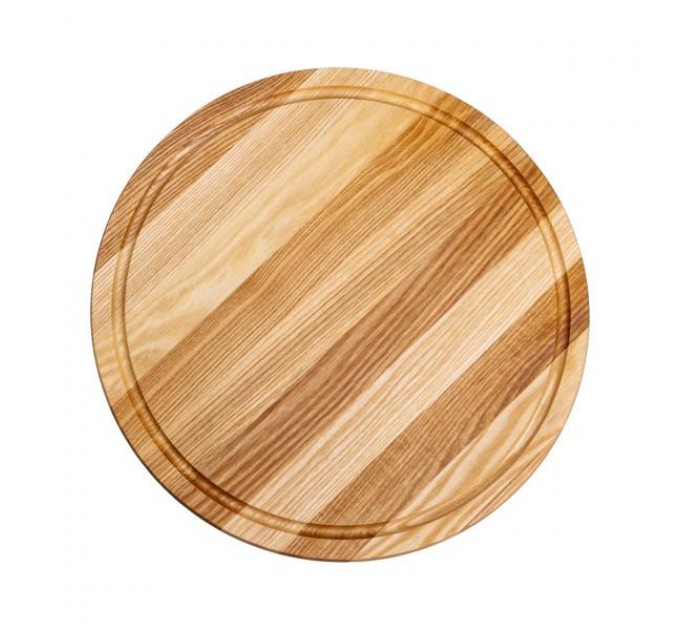Дошка для подачі кругла 35 см, ясен