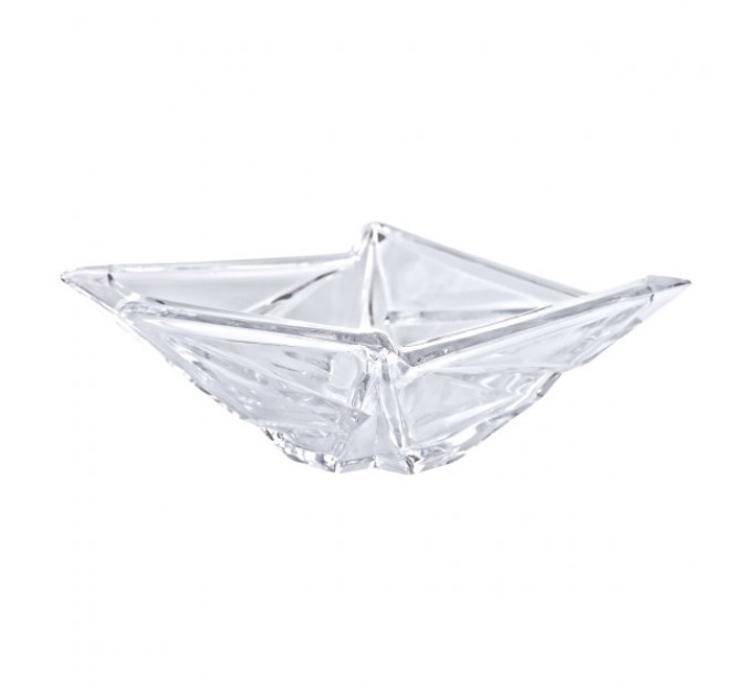 Салатница стеклянная Creative 21,5х21,5 см, прозрачная