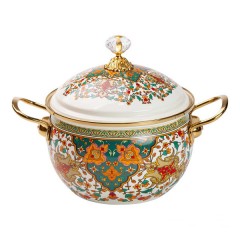 Кастрюля эмалированная 3 л в восточном стиле