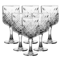Набір келихів для вина Lirmartur 6 штук по 400 мл