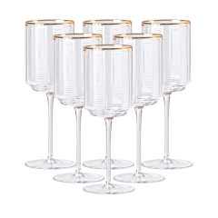 Набір келихів для вина Stunning 6 штук по 450 мл, прозорий
