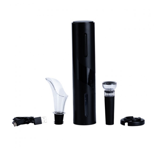 Набір для червоного вина електричний штопор/вакуумна пробка/аератор/ніж для фольги