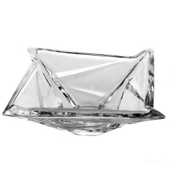 Салатница стеклянная Creative 21,5х21,5 см, прозрачная