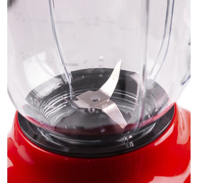Блендер із чашею 1,5 літра Sokany SK-168 з кавомолкою, червоний