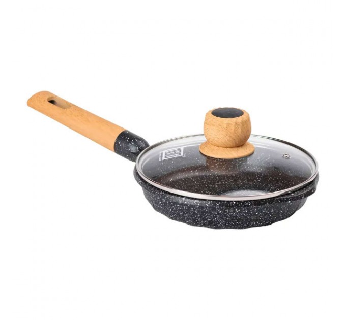 Сковорода універсальна MGC алюмінієва 20 см з антипригарним покриттям, чорний