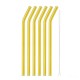 Набір скляних соломинок для напоїв 19,5 см 6 штук