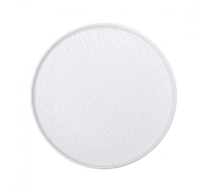 Тарілка керамічна в скандинавському стилі 25 см, білий