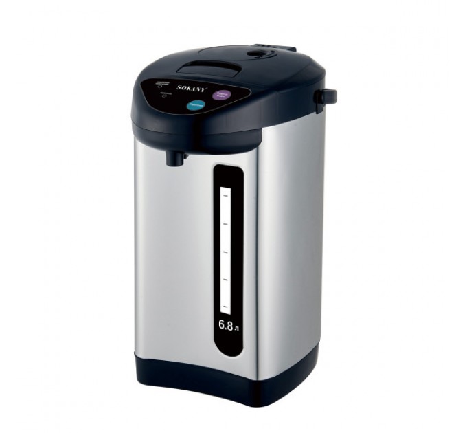 Термопот SOKANY SK-09028 на 6,8 л 1600 Вт, хром