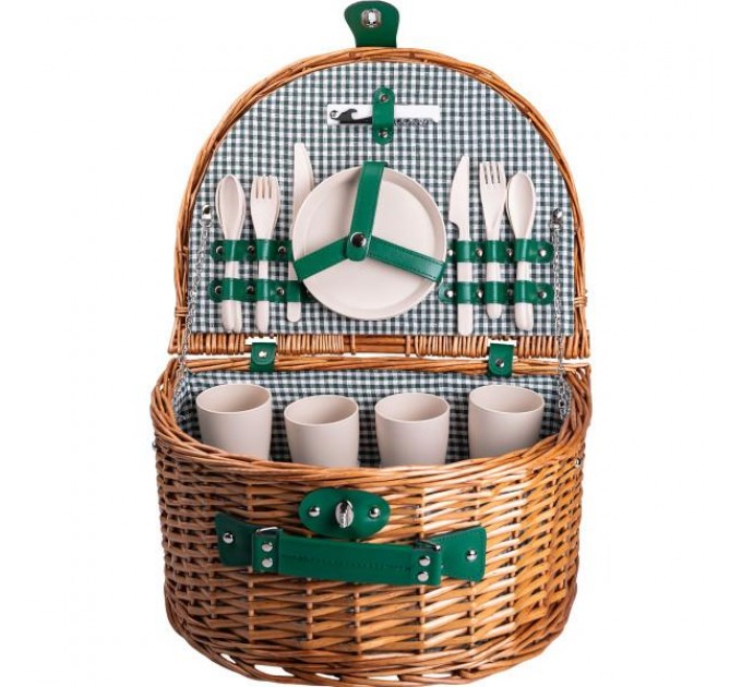 Корзина для пикника на 4 человека 41*31*22 см
