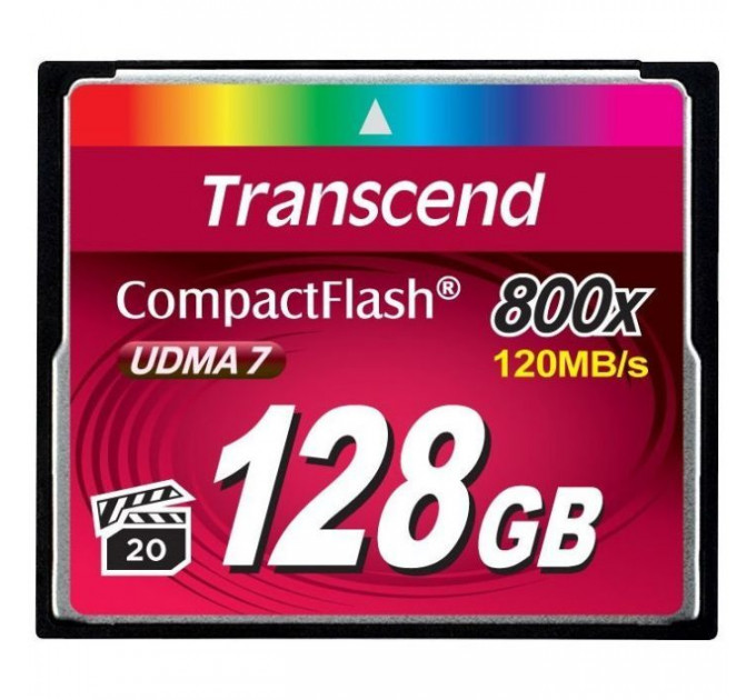 Карта пам/'яті Transcend Compact Flash Card 128Gb 800X (TS128GCF800) Карта пам/'яті Transcend Compact Flash Card 128Gb 800X (TS128GCF800)