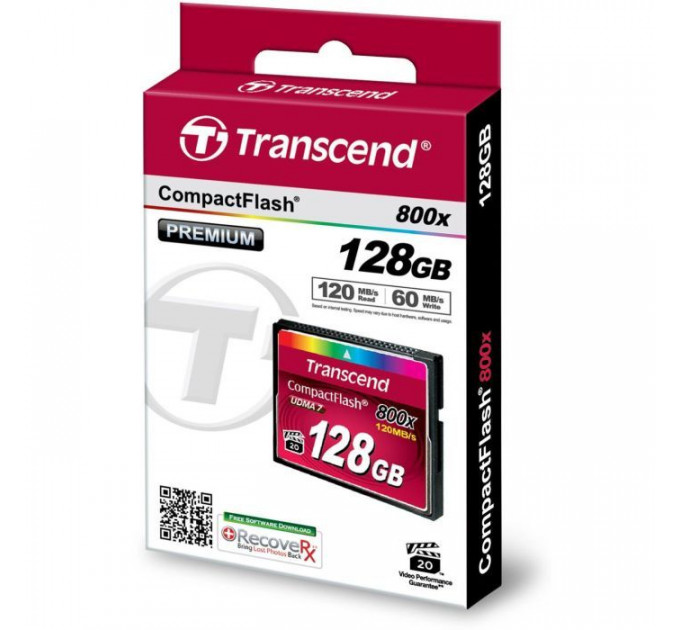 Карта пам/'яті Transcend Compact Flash Card 128Gb 800X (TS128GCF800)