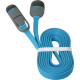 Дата кабель USB 2.0 AM to Lightning + Micro 5P 1.0m blue Defender (87487)