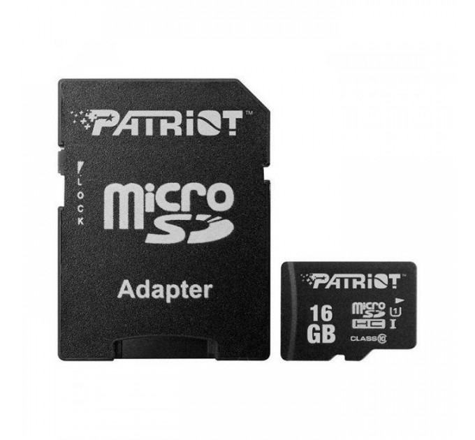 Карта пам/'яті Patriot 16GB microSD class10 UHS-I (PSF16GMCSDHC10)