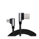 Дата кабель USB 2.0 AM to Micro 5P 1.0m Premium black REAL-EL (EL123500031)