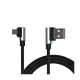 Дата кабель USB 2.0 AM to Micro 5P 1.0m Premium black REAL-EL (EL123500031)