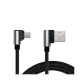 Дата кабель USB 2.0 AM to Micro 5P 1.0m Premium black REAL-EL (EL123500031)
