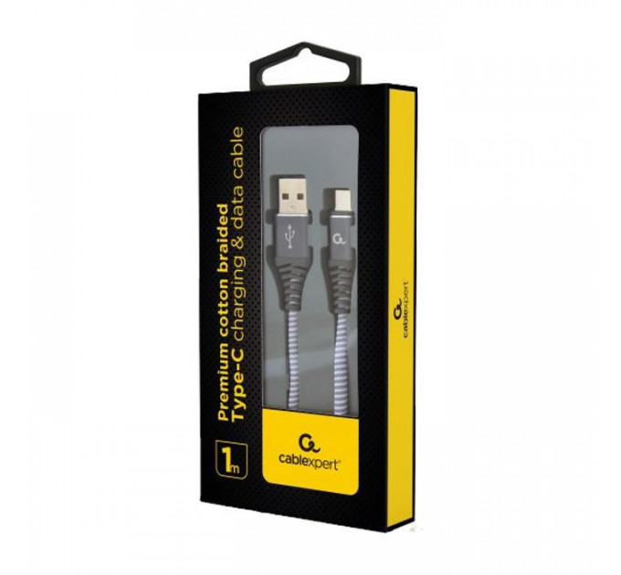 Дата кабель USB 2.0 AM to USB-C 1.0m Cablexpert (CC-USB2B-AMCM-1M-WB2)