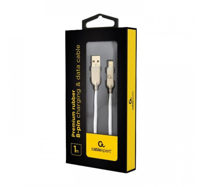 Дата кабель USB 2.0 AM to Lightning 1.0m Cablexpert (CC-USB2R-AMLM-1M-W)