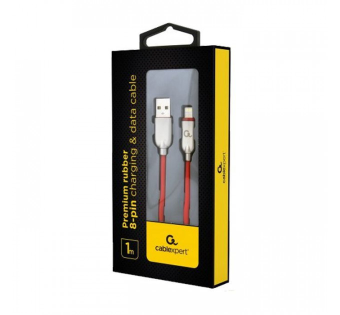 Дата кабель USB 2.0 AM to Lightning 1.0m Cablexpert (CC-USB2R-AMLM-1M-R)