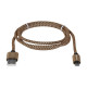 Дата кабель USB 2.0 AM to Micro 5P 1.0m USB08-03T gold Defender (87800)