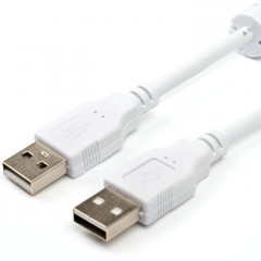 Дата кабель USB 2.0 AM\/AM 1.8m Atcom (16614) Дата кабель USB 2.0 AM\/AM 1.8m Atcom (16614)