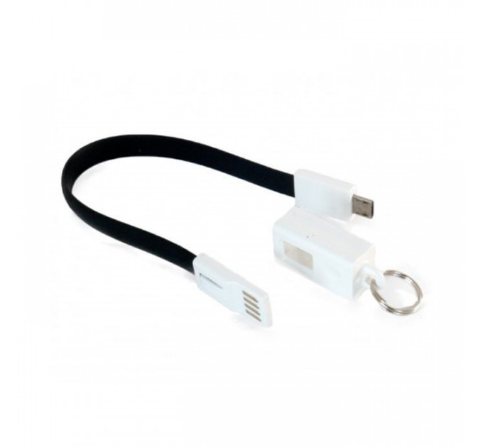 Дата кабель USB 2.0 AM to Micro 5P 0.18m black Extradigital (KBU1786)