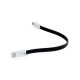 Дата кабель USB 2.0 AM to Micro 5P 0.18m black Extradigital (KBU1786)