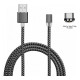Дата кабель USB 2.0 AM to USB-C 1.2m Magneto grey XoKo (SC-355a MGNT-GR)