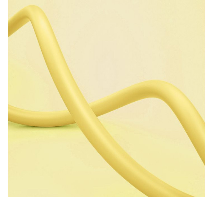 Дата кабель USB 2.0 AM to USB-C 1.0m soft silicone yellow ColorWay (CW-CBUC043-Y)
