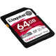 Карта пам/'яті Kingston 64GB class 10 UHS-II U3 Canvas React Plus (SDR2\/64GB)
