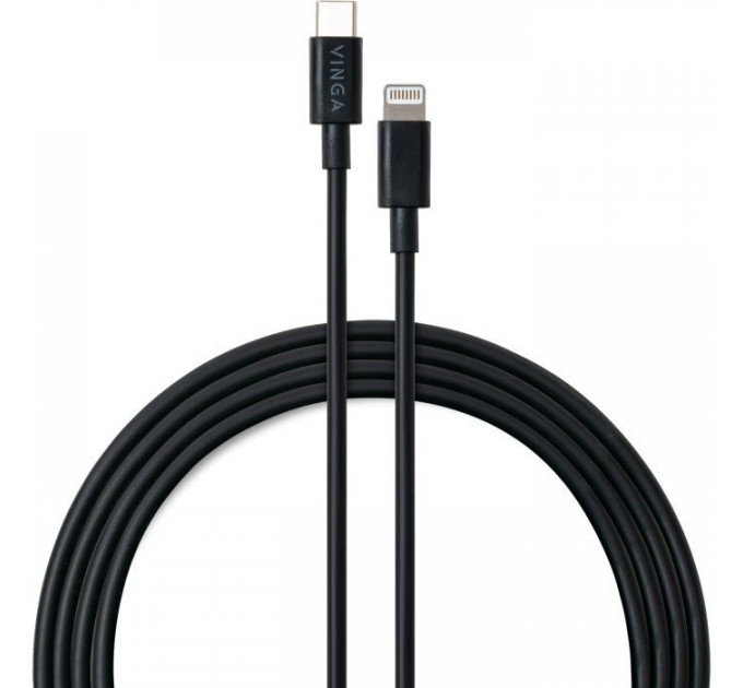 Дата кабеля USB-C to Lightning 1.0m 3A 20W PVC Vinga (VCDCCL31)