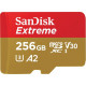 Карта пам/'яті SanDisk 256GB microSD class 10 UHS-I U3 Extreme (SDSQXAV-256G-GN6MN)