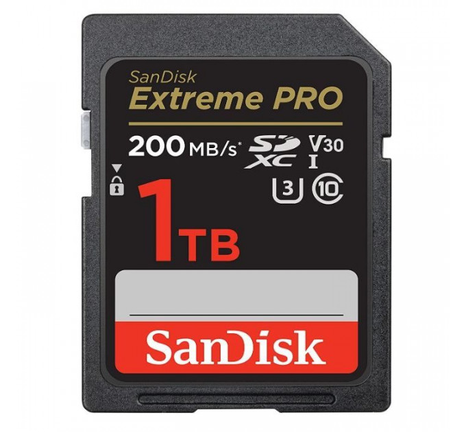 Карта памяти SanDisk 1TB SD class 10 UHS-I U3 V30 Extreme PRO (SDSDXXD-1T00-GN4IN) Карта памяти SanDisk 1TB SD class 10 UHS-I U3 V30 Extreme PRO (SDSDXXD-1T00-GN4IN)