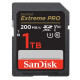 Карта пам/'яті SanDisk 1TB SD class 10 UHS-I U3 V30 Extreme PRO (SDSDXXD-1T00-GN4IN)