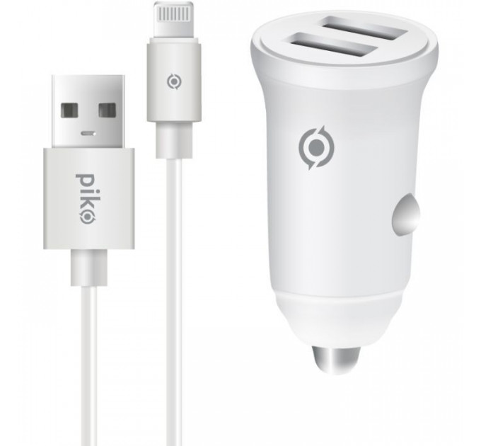 Зарядное устройство для Piko CC-312 (2USB3,1A) + Lightning cable (1283126538810)