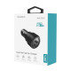 Зарядний пристрій Choetech car USB-A\/USB-C 63W QC3.0\/PD\/PPS black (TC0010-BK)