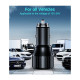 Зарядний пристрій Choetech car USB-A\/USB-C 63W QC3.0\/PD\/PPS black (TC0010-BK)