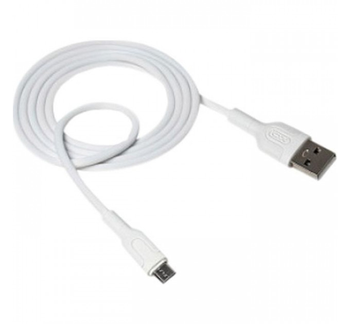 Дата кабель USB 2.0 AM to Micro 5P 1.0m NB212 2.1A White XO (XO-NB212m-WH) Дата кабель USB 2.0 AM to Micro 5P 1.0m NB212 2.1A White XO (XO-NB212m-WH)