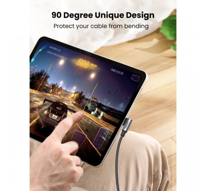 Дата кабель USB-C to USB-C 2.0m 100W US334 Black Ugreen (70645)