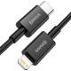 Дата кабель USB-C to Lightning 1.0m 20W Superior Series Black Baseus (CATLYS-A01)